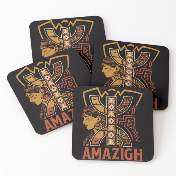 Item preview, Amazigh Warrior Spirit – Berber Symbol Tribal Art Tee designed and sold by salimarts5dz.
