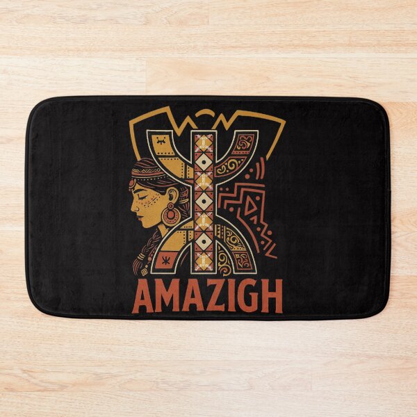 Item preview, Amazigh Warrior Spirit – Berber Symbol Tribal Art Tee designed and sold by salimarts5dz.
