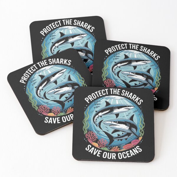 Item preview, Save the Ocean Wildlife – Protect Sharks Marine Life Art designed and sold by love3617.