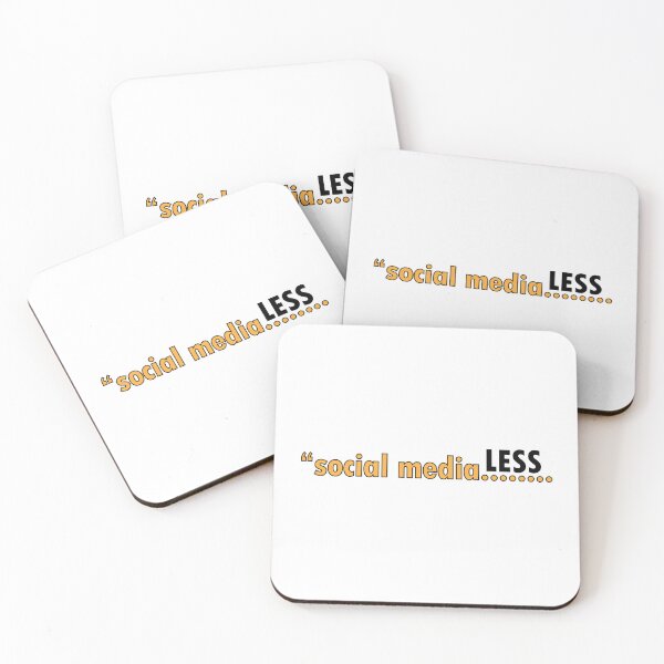 Item preview, less social media designed and sold by Positive Mindzet!.