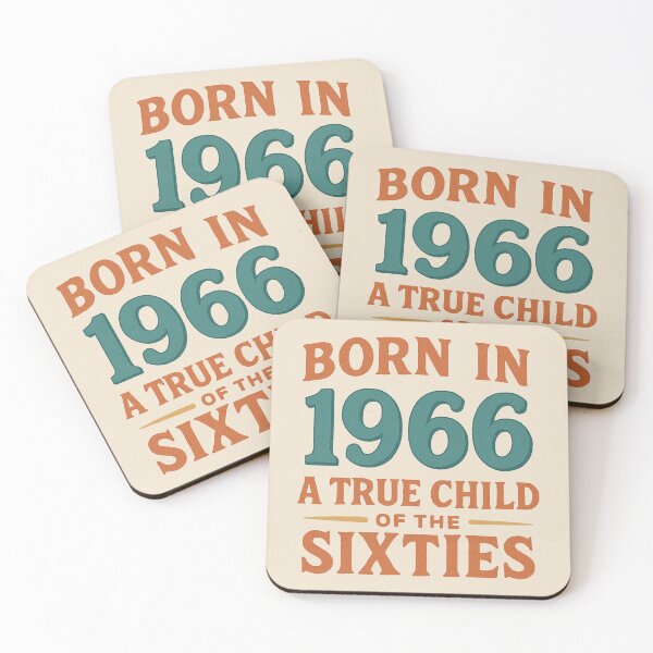 Item preview, Born in 1966 – A True Child of the Sixties designed and sold by TheWonkyEaselCo.