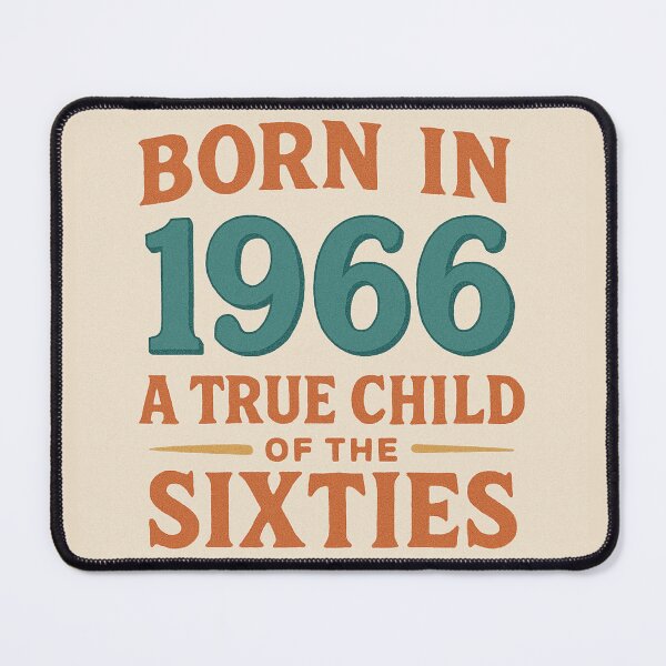 Item preview, Born in 1966 – A True Child of the Sixties designed and sold by TheWonkyEaselCo.