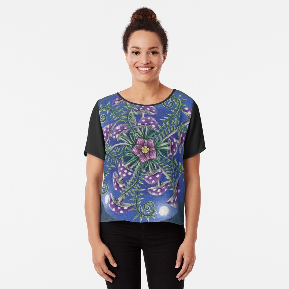 Shroomdala Chiffon Top