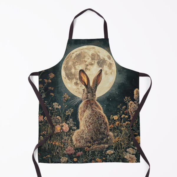 Item preview, Brown Hare Moon Gazing designed and sold by thewandswant.