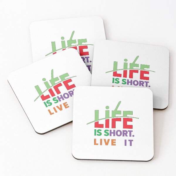 Item preview, Life Is Short Live It Quotes designed and sold by Combat Skies.