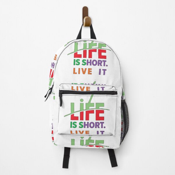 Item preview, Life Is Short Live It Quotes designed and sold by Combat Skies.