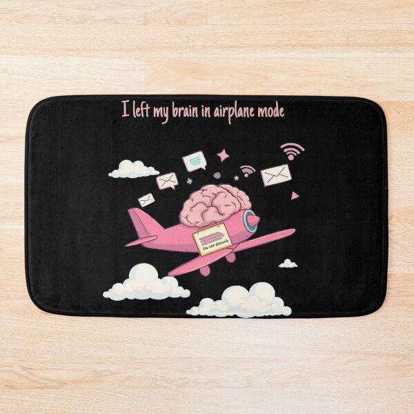 Item preview, I left my brain in airplane mode Funny Gift designed and sold by Aetheriswork.