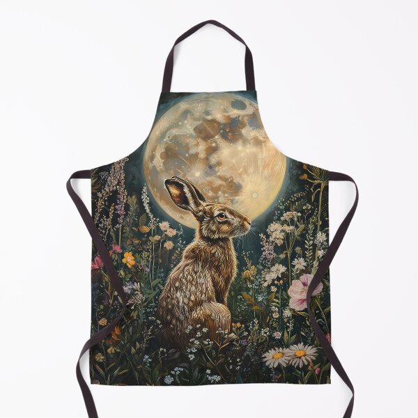 Item preview, Brown Hare Moon Gazing designed and sold by thewandswant.