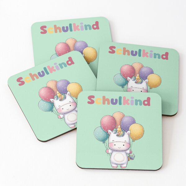 Item preview, Cute Unicorn Schoolchild German designed and sold by Lichtisign.