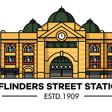 Artwork thumbnail, Flinders Street station by iamgamm