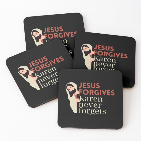 Item preview, Jesus Forgives Karen Never Forgets | Funny Christian Faith designed and sold by Mobius Spot Collective.