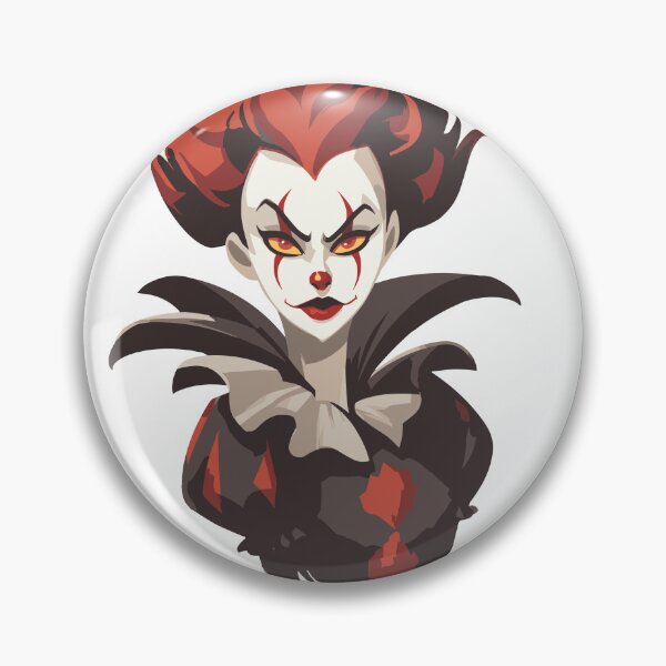 Artikelvorschau, Gruselige Halloween-Clown-Frau entworfen und verkauft von bapupa.