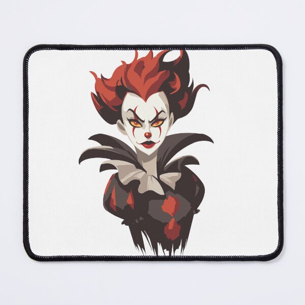 Item preview, Creepy Halloween Clown Woman designed and sold by bapupa.