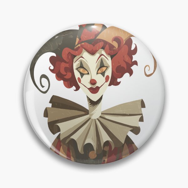 Artikelvorschau, Gruselige Halloween-Clown-Frau entworfen und verkauft von bapupa.