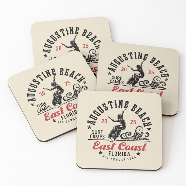 Item preview, Surfing Augustine Beach Surf Camp East Coast Florida designed and sold by eclecTEEq.