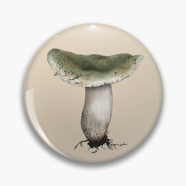 Item preview, Greencracked Brittlegill Mushroom - Russula virescens designed and sold by TasiaZenzura.