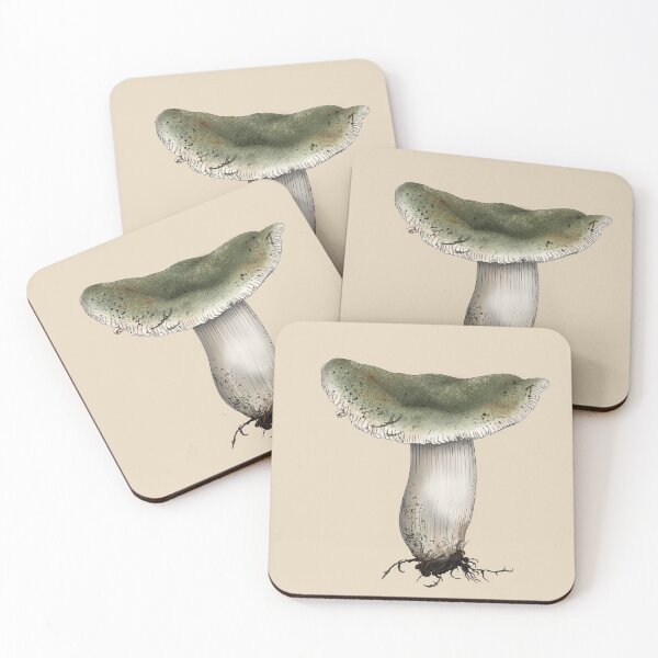 Item preview, Greencracked Brittlegill Mushroom - Russula virescens designed and sold by TasiaZenzura.
