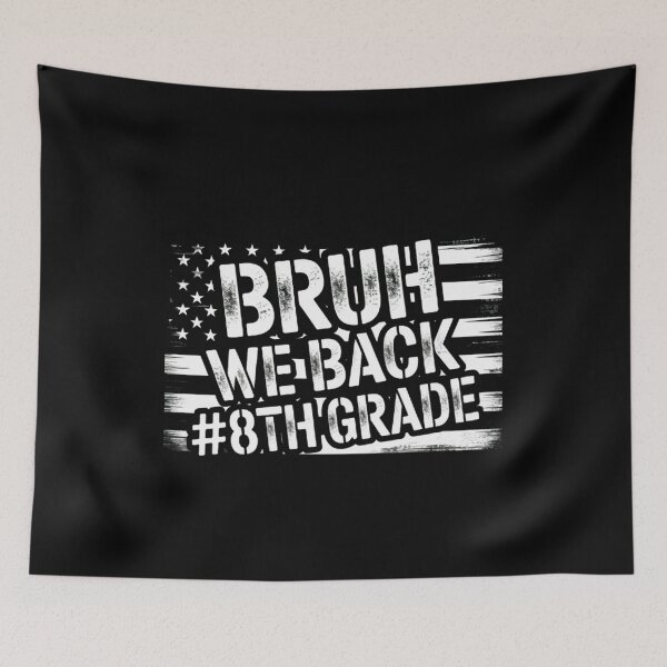 Item preview, Bruh We Back 8th Grade American Usa Flag designed and sold by BHMARTS.