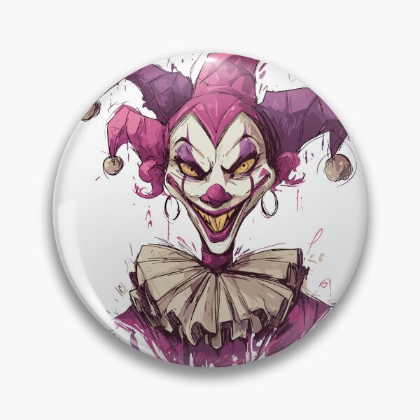 Artikelvorschau, Unheimliche Halloween Clown Frau entworfen und verkauft von bapupa.