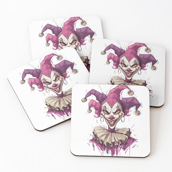 Item preview, Eerie Halloween Clown Woman designed and sold by bapupa.