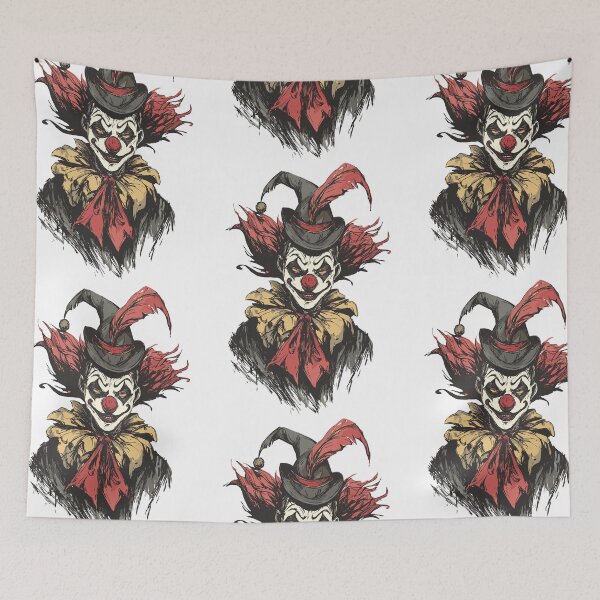 Aperçu de l'œuvre Clown sinistre et effrayant créée et vendue par bapupa.