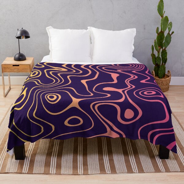 Item preview, Neon Flow Abstract Psychedelic Lines designed and sold by ARTHEMID.
