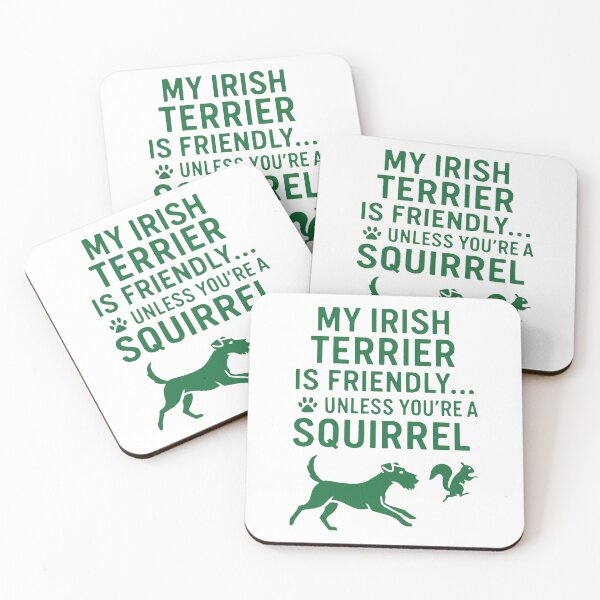 Item preview, Irish Terrier vs Squirrel – Funny Dog Quote designed and sold by Dago345.