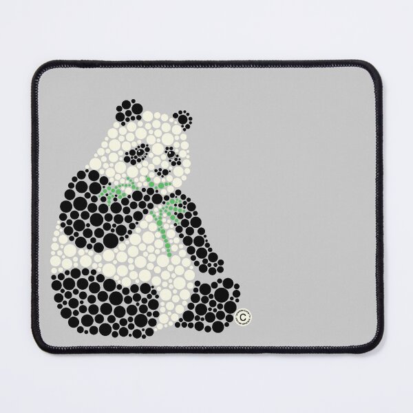 Item preview, Dot Art Panda II (Black n White) designed and sold by Amy Artworld.