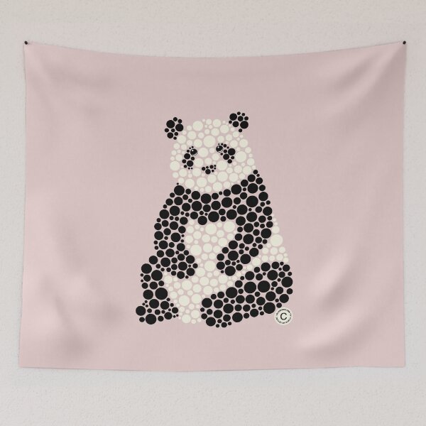 Item preview, Dot Art Panda I (Black n White) designed and sold by Amy Artworld.