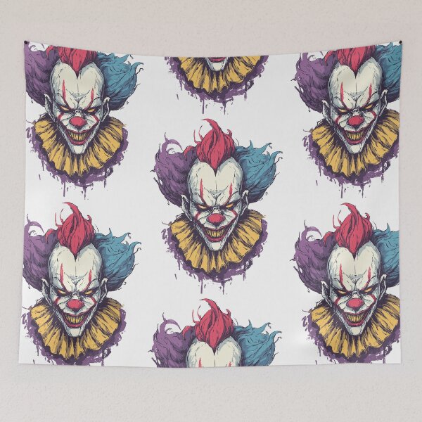 Aperçu de l'œuvre Clown effrayant cauchemardesque créée et vendue par bapupa.