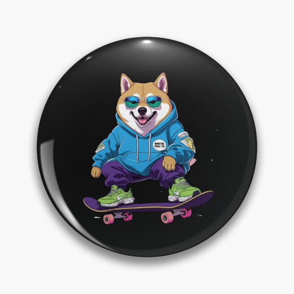Item preview, Shiba Inu in cool streetwear designed and sold by Nature's Palette.