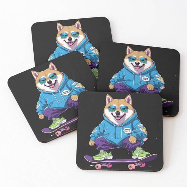 Item preview, Shiba Inu in cool streetwear designed and sold by Nature's Palette.