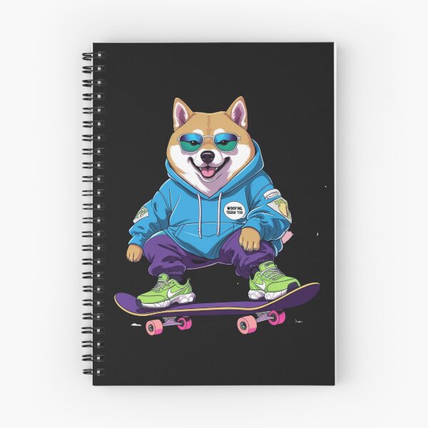 Item preview, Shiba Inu in cool streetwear designed and sold by Nature's Palette.