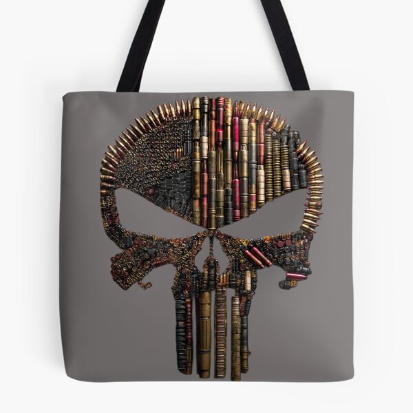 Item preview, Bullet Skull – Dark Metallic Ammo Artwork designed and sold by LoomisDreams.