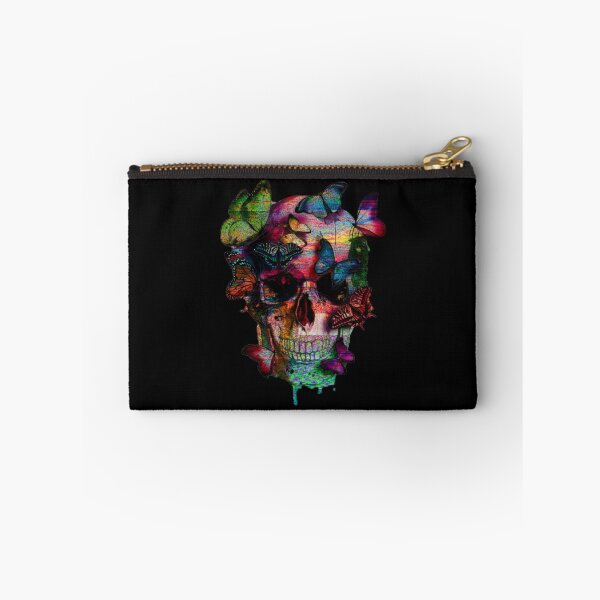 Item preview, Psychedelic Butterfly Skull | Colorful Gothic Grunge Design designed and sold by Finally Awake.