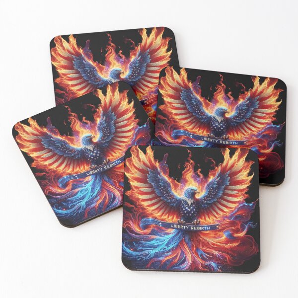 Item preview, Phoenix Eagle USA Symbol – Liberty Rebirth Cyberpatriotic Art designed and sold by UmcommonGoods.
