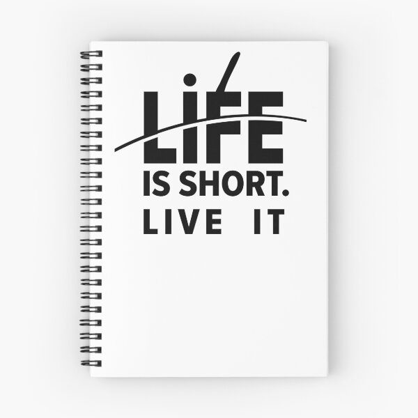 Item preview, Life Is Short Live It Quotes designed and sold by Combat Skies.