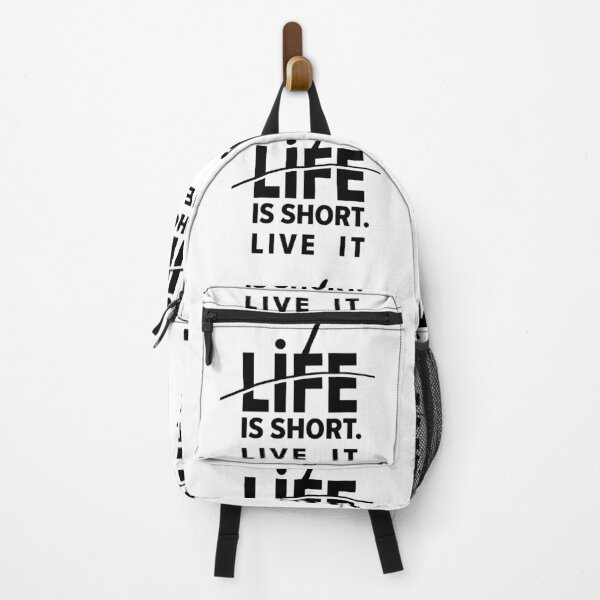 Item preview, Life Is Short Live It Quotes designed and sold by Combat Skies.
