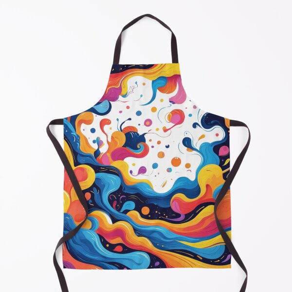 Item preview, Abstract Rainbow Ocean’s Waves  designed and sold by AlinaSCorner.