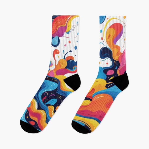 Item preview, Abstract Rainbow Ocean’s Waves  designed and sold by AlinaSCorner.