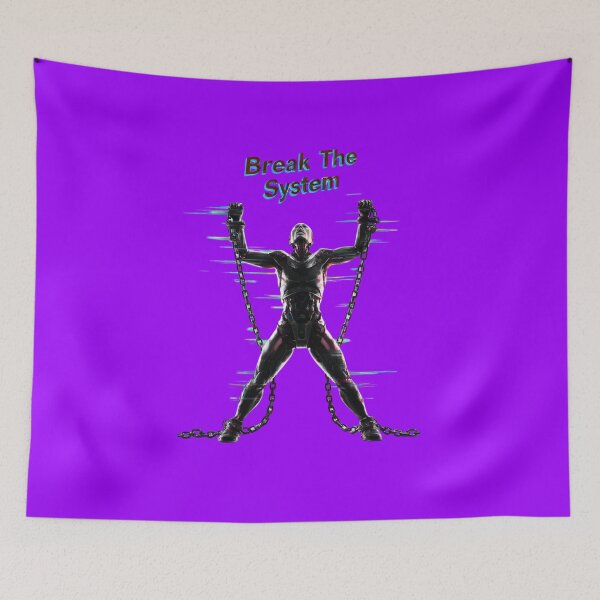 Item preview, Title: Break the System – Cyber Rebellion designed and sold by MYTHIC PEEL STICKERS.