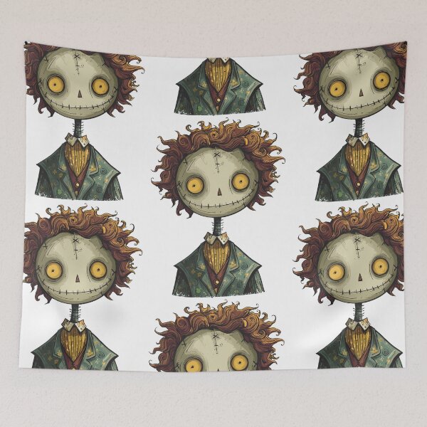Item preview, Possessed Halloween Creepy Doll designed and sold by bapupa.