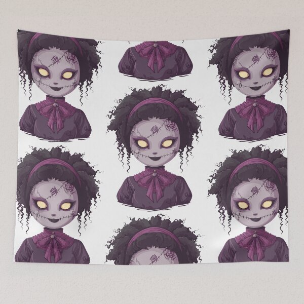 Item preview, Cursed Halloween Creepy Doll designed and sold by bapupa.