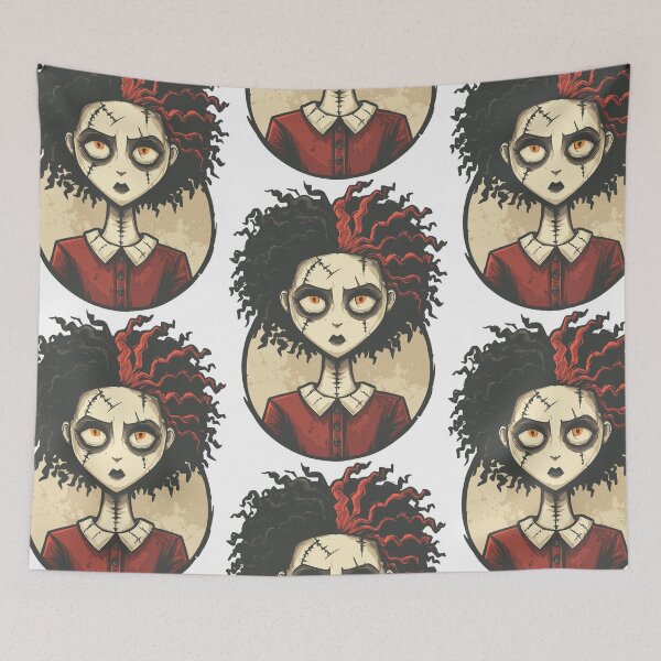 Item preview, Spooky Halloween Creepy Doll designed and sold by bapupa.