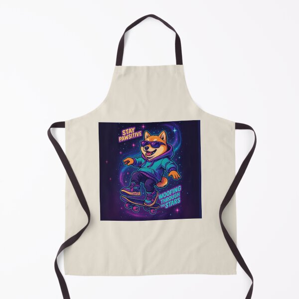 Item preview, Cosmic Shiba Skater : Woofing Through the Stars designed and sold by Nature's Palette.