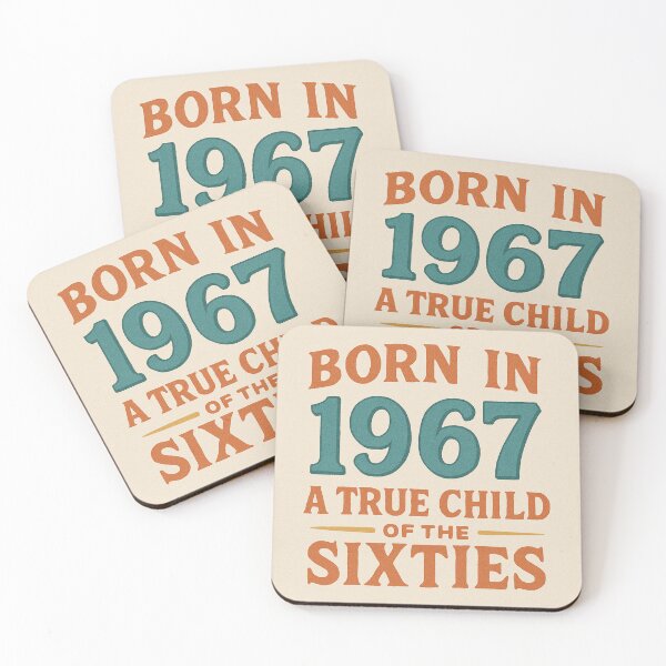 Item preview, Born in 1967 – A True Child of the Sixties designed and sold by TheWonkyEaselCo.