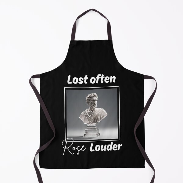 Item preview, Lost Often, Rose Louder - Marcus Aurelius Crystal Clear Quartz Stoic Sculpture designed and sold by LexaArtworks.