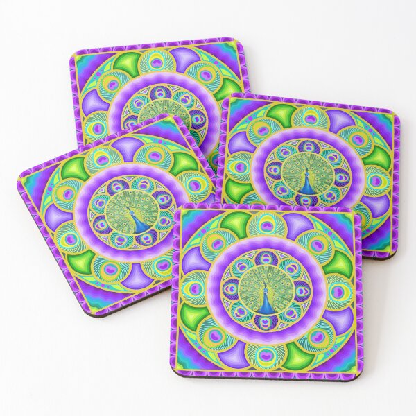 Item preview, Peacock Mandala designed and sold by Soozie Wray.