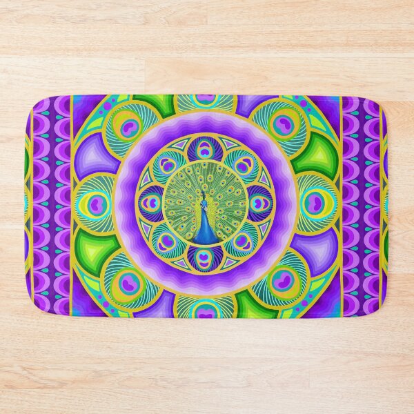 Item preview, Peacock Mandala designed and sold by Soozie Wray.