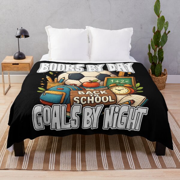 Item preview, BOOKS BY DAYTIME GOALS BY NIGHT sport back to school football soccer  designed and sold by Jt41.